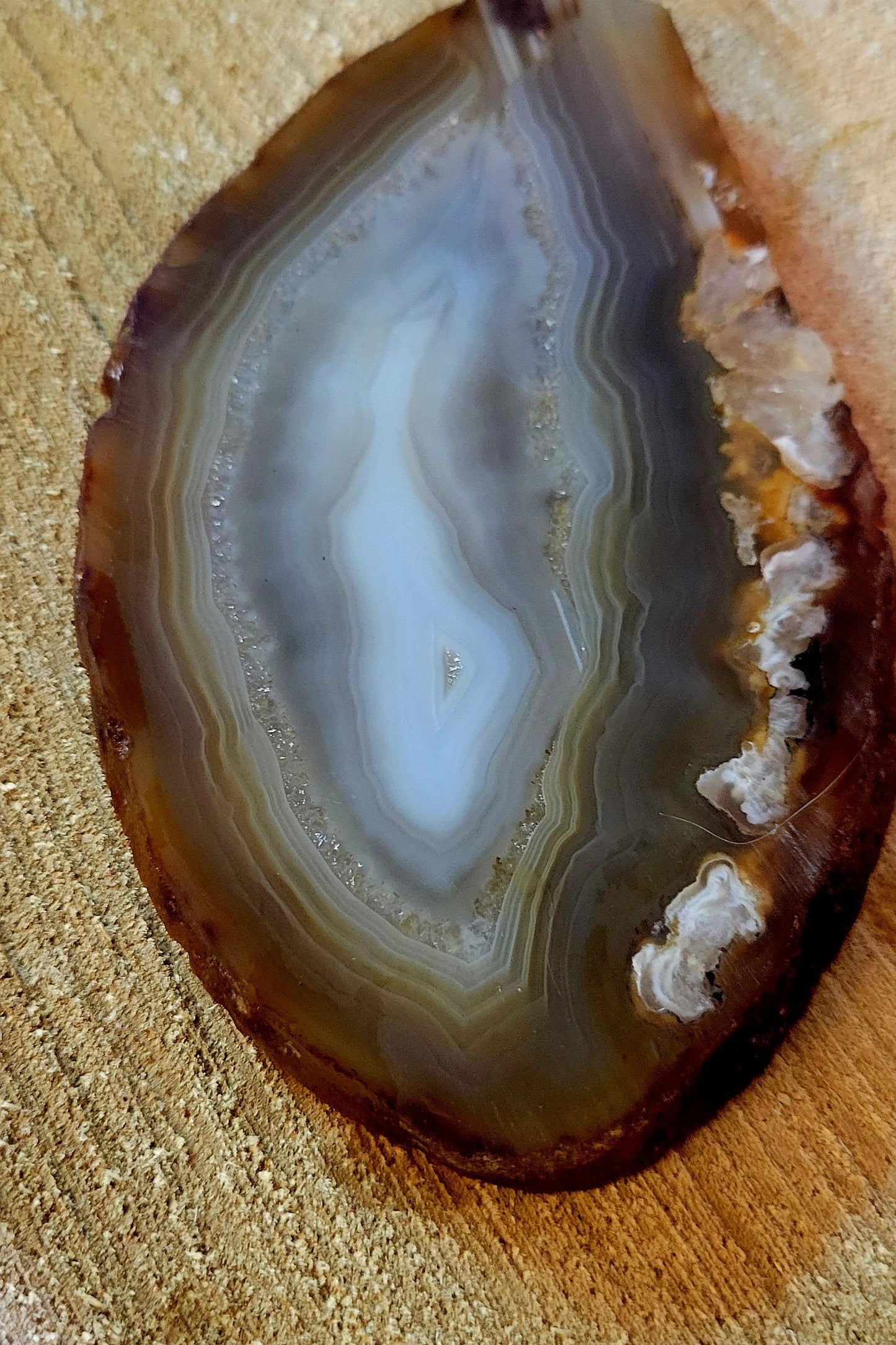 Lapidary Banded Agate Approx.. 4" x 2.5"