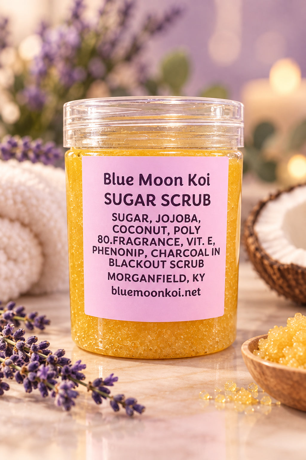 B.M.K. Whiteout Sugar Scrub 6 oz